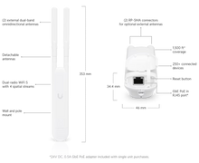 Load image into Gallery viewer, UniFi WiFi 5 Indoor/Outdoor Meshable Access Point

